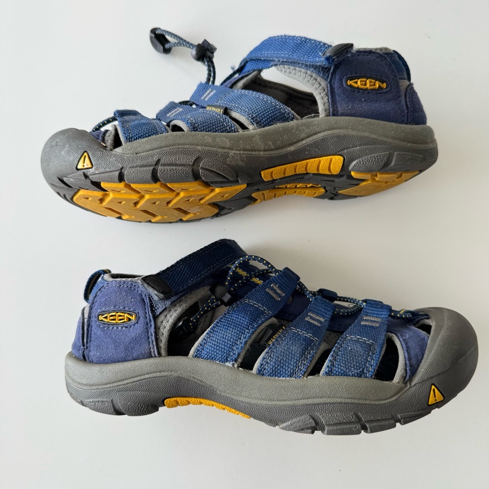 Keen KEEN Kids Outdoor Adventure Hybrid Sandals Shoes Size 3 Blue and Gray - Picture 2 of 4